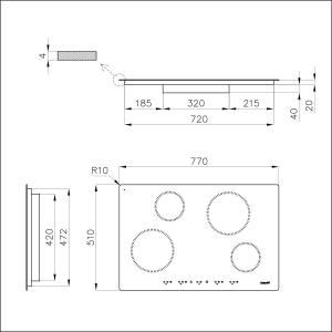 17276980266205-fosters1000nerodaincasso77cmpianocotturaainduzione4fornelloi