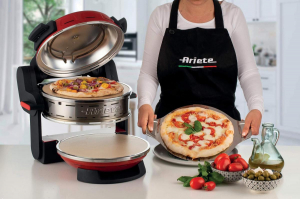 17297904409528-ariete927pizzeriafornopizzadoppio2300w2pietrerefrattarie2pizzein4minuti2termostatidiametro32cm5livellidicottura2paleinacciaioinoxrosso