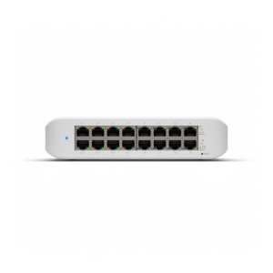 17301648424434-ubiquitiunifiswitchlite16poel2gigabitethernet101001000supportopoweroverethernetpoebianco