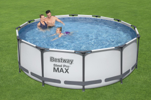 17304530377005-bestwaysteelpro56420piscinafuoriterrapiscinaconbordipiscinarotonda10250lgrigiobianco