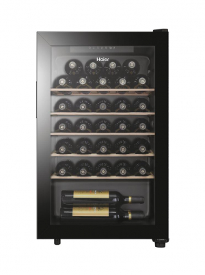 17311416405004-haierwinebank50serie3hws33ggcantinettavinoconcompressoreliberainstallazionenero33bottigliabottiglie