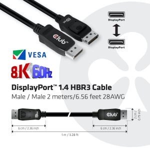 17320380203844-club3ddisplayport14hbr3cable2m656ftmm8k60hz