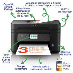 17321561083528-epsonworkforcewf2960dwfstampantemultifunzionea4gettodinchiostrostampascansionecopiadisplaylcd61cmadfwifidirectairprint3mesidiinchiostroinclusoconreadyprint