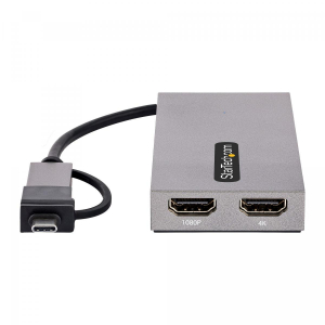 17321698692191-startechcomadattatoreusb30ahdmischedavideoesternausb30adoppiohdmi1x4k30hz1x1080pcavoda11cmintegratocondongledausbaausbcconvertitoredausbacadualhdmiwinmac