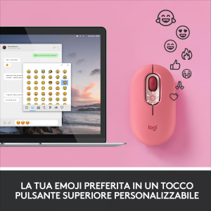 17322317119095-logitechpopmousewirelessconemojipersonalizzabilitecnologiasilenttouchprecisioneevelocitadesigncompattobluetoothusbmultidispositivocompatibileosheartbreaker