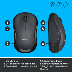 17322318855602-logitechm220silentmousewireless24ghzconricevitoreusbtracciamentoottico1000dpiduratabatteriadi18mesiambidestrocompatibileconpcmaclaptop