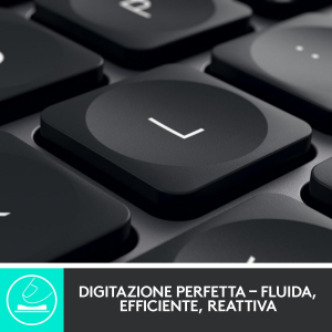 17322319537547-logitechmxkeystastierawirelessavanzataconilluminazionedigitazionereattivaretroilluminazionebluetoothusbcapplemacosmicrosoftwindowslinuxiosandroidstrutturainmetallo