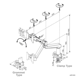 17322435150127-rolinelcdmonitorstandpneumaticdeskclamppivot2jointssupportodatavolopertvaschermopiatto