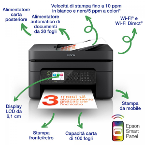 17322582018757-epsonworkforcewf2950dwfstampantemultifunzionea4gettodinchiostrostampascansionecopiadisplaylcd61cmadfwifidirectairprint3mesidiinchiostroinclusoconreadyprint