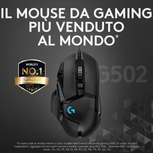 1732308893881-logitechglogitechg502mousegamingheroprestazionielevatesensorehero25k25600dpirgbpesiregolabili11pulsantiprogrammabilimemoriaintegrataperpcmaclaptopnero