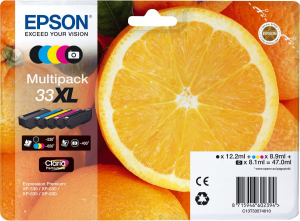 17324481382671-epsonorangesmultipack5colours33xlclariapremiumink