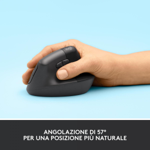 17325282786005-logitechliftmouseergonomicoverticalesenzafiliricevitorebluetoothologiboltusbclicsilenziosi4tasticompatibileconwindowsmacosipadoslaptoppcgrafite