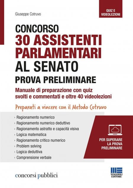 1655211970368-concorso30assistentiparlamentarialsenatoprovapreliminaremanualedipreparazioneconquizsvoltiecommentatieoltre40videolezioniconsoftwaredisimulazioneconvideo