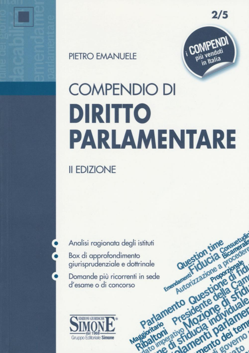 1727792816526-librocompendiodidirittoparlamentareeditoreedizionigiuridichesimoneanno2019