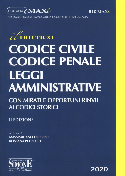 1727792923504-librocodiceiltritticocivilepenaleamministrativoconmiratieopportunirinviiaicodicistoricieditoreedizionigiuridichesimoneanno2020