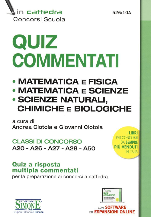 17277929601577-libroquizcommentatimatematicaefisicamatematicaescienzescienzenaturalichimicheebiologicheclassidiconcorsoa20a26a27a28a50conespansioneonlineconsoftwaredisimulazioneeditoreedizionigiuridichesimoneanno2020