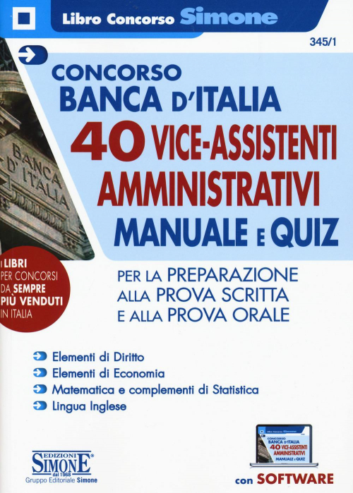 17277939521899-libroconcorsobancaditalia40viceassistentiamministrativimanualeequizperlapreparazioneconespansionionlineconsoftwaredisimulazioneeditoreedizionigiuridichesimoneanno2020