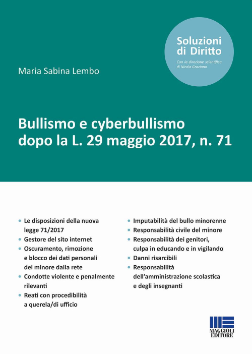 17277941276764-librobullismoecyberbullismodopolal29maggio2017n71editoremaggiolieditoreanno2017