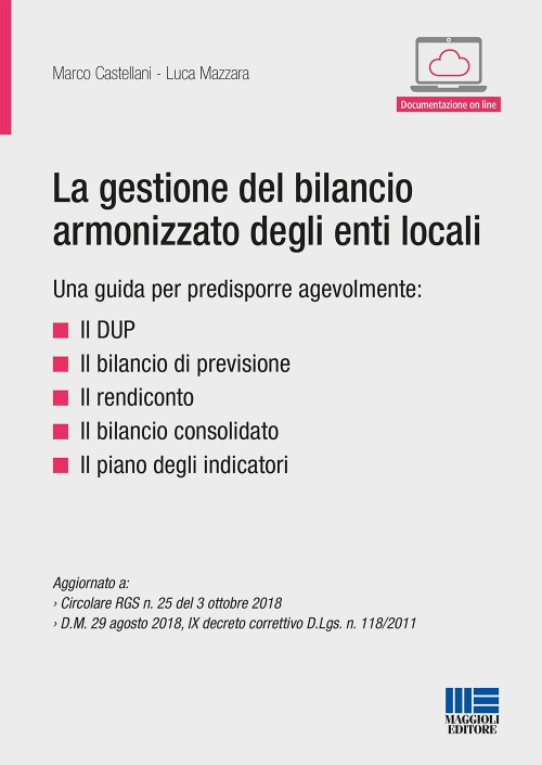 1727794206854-librolagestionedelbilancioarmonizzatodeglientilocalieditoremaggiolieditoreanno2018