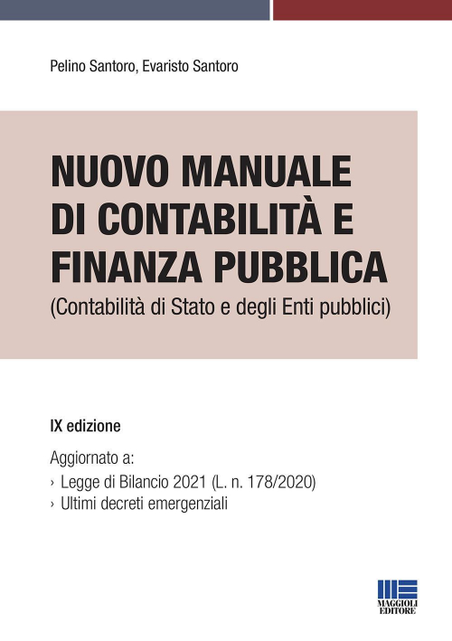 17277944679181-libromanualedicontabilitaefinanzapubblicaeditoremaggiolieditoreanno2021