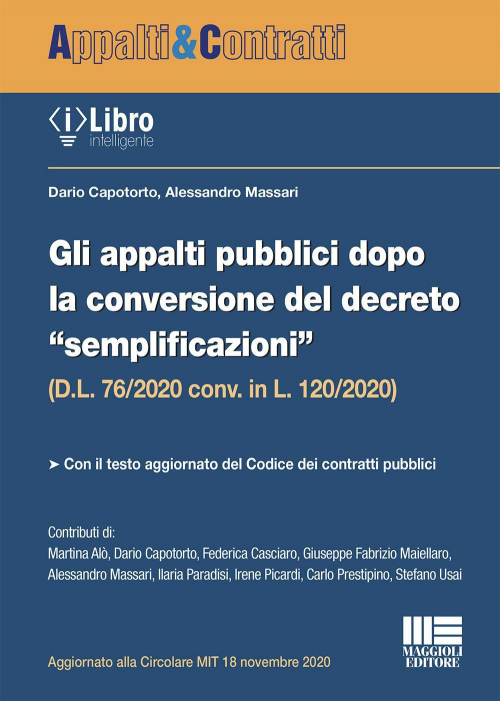 17277944894467-librogliappaltipubblicidopolaconversionedeldecretosemplificazionidl762020convinl1202020editoremaggiolieditoreanno2020