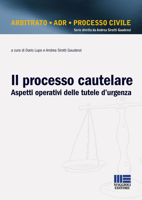 17277949047291-libroilprocessocautelareaspettioperatividelletuteledurgenzaeditoremaggiolieditoreanno2020