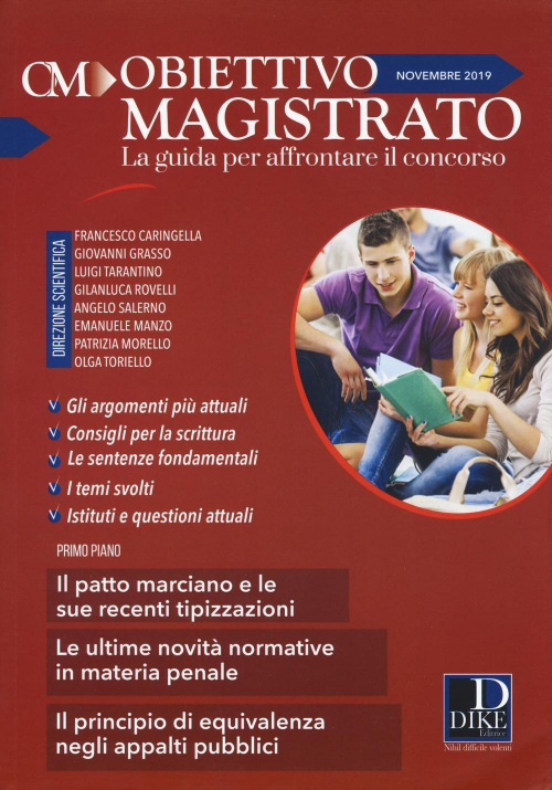 1727795963325-libroobiettivomagistratolaguidaperaffrontareilconcorso2019vol11novembreeditoredikegiuridicaeditriceanno2019