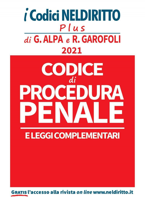 17277964895445-librocodicediprocedurapenaleeleggicomplementarieditoreneldirittoeditoreanno2021