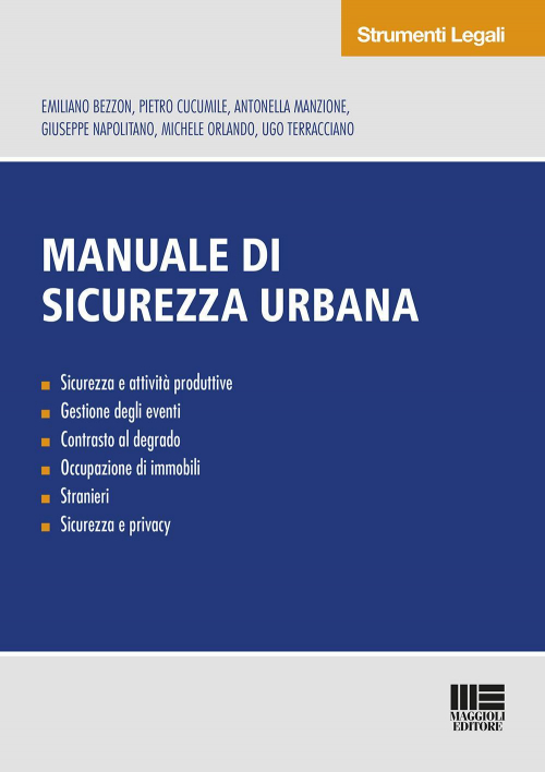 17277973105173-libromanualedisicurezzaurbanaeditoremaggiolieditoreanno2019