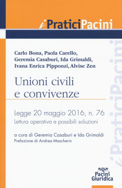 17278026210367-librounionicivilieconvivenzelegge20maggio2016n76letturaoperativoepossibilisoluzionieditorepacinieditoreanno2016