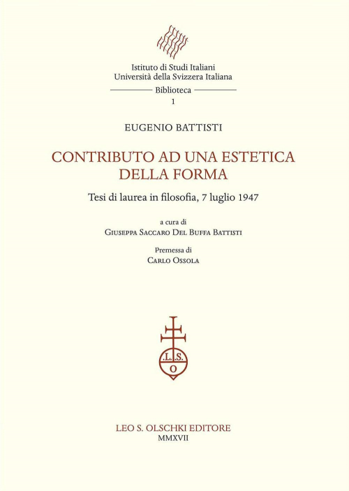 17278209127658-librocontributoadunaesteticadellaformatesidilaureainfilosofia7luglio1947editoreolschkianno2017