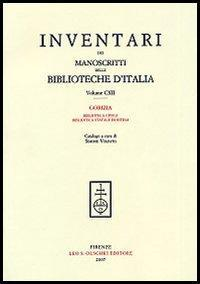 17278227692648-libroinventarideimanoscrittidellebibliotecheditaliavol112goriziabibliotecacivicabibliotecaisontinaeditoreolschkianno2007