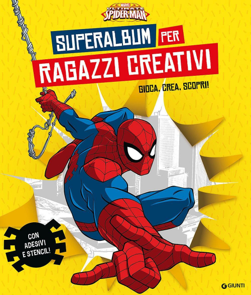 17278437299449-librospidermansuperalbumperragazzicreativiconadesiviestencileditoremarvellibrianno2020