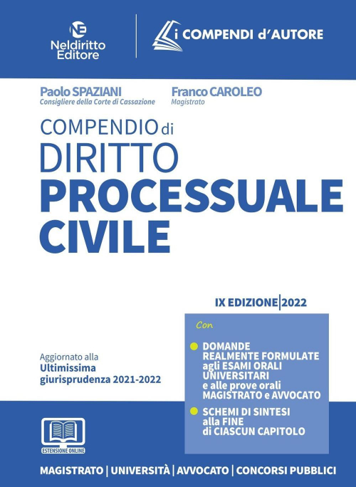 17278441813876-librocompendiodidirittoprocessualecivileeditoreneldirittoeditoreanno2022