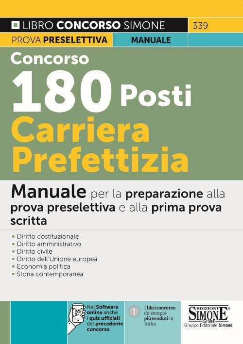 17278479167418-libroconcorso180posticarrieraprefettiziamanualeperlapreparazioneallaprovapreselettivaeallaprimaprovascrittaconespansioneonlineconsoftwaredisimulazioneeditoreedizionigiuridichesimoneanno2022