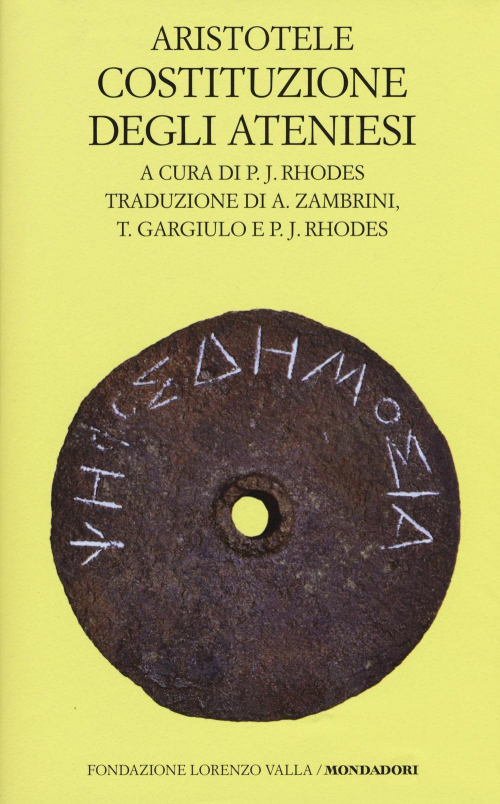 17278500431991-librocostituzionedegliateniesieditoremondadorianno2016