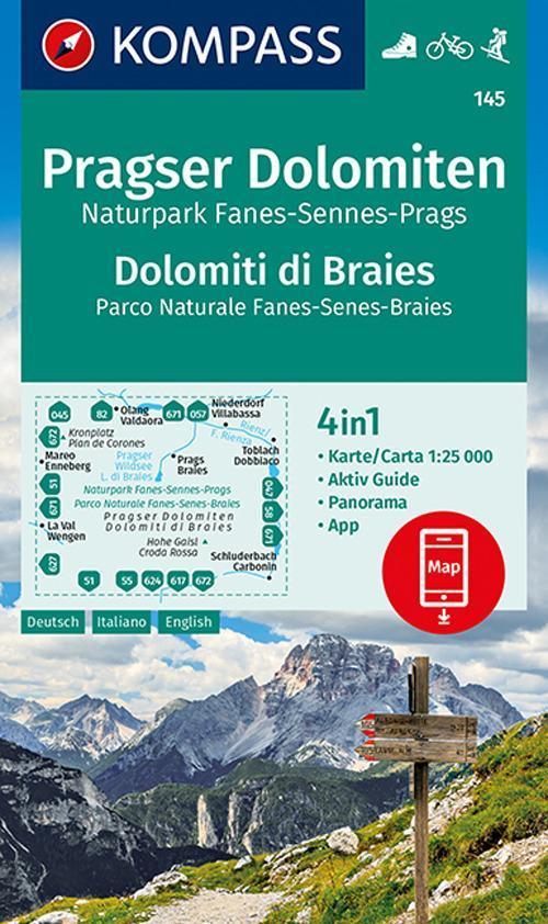 17278545944505-librocartaescursionistican145dolomitidibraiespragserdolomiten125000editorekompassanno2019