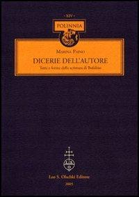 17278611552844-librodiceriedellautoretemieformedellascritturadibufalinoeditoreolschkianno2005