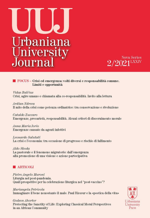 17278947313223-librourbanianauniversityjournaleuntesdocete2021vol2focuscrisiedemergenzavoltidiversieresponsabilitacomunelimitieopportunitaeditoreurbanianauniversitypressanno2021