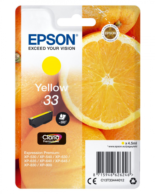 17322283791168-epsonorangescartucciagiallot33clariapremium