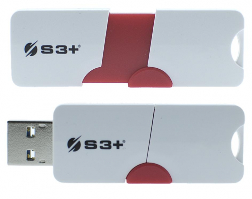 17322565110048-s3plustechnologiesspacee1unitaflashusb64gbusbtipoa32gen131gen1rossobianco