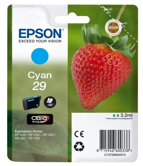 17323928496732-epsonstrawberry29ccartucciadinchiostro1pzoriginaleresastandardciano